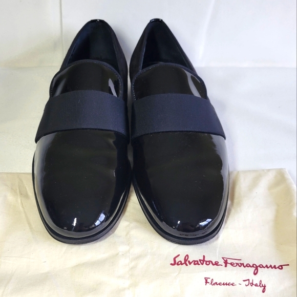 NWT $730 Ferragamo Bryden Leather Moccasins - Picture 7 of 14
